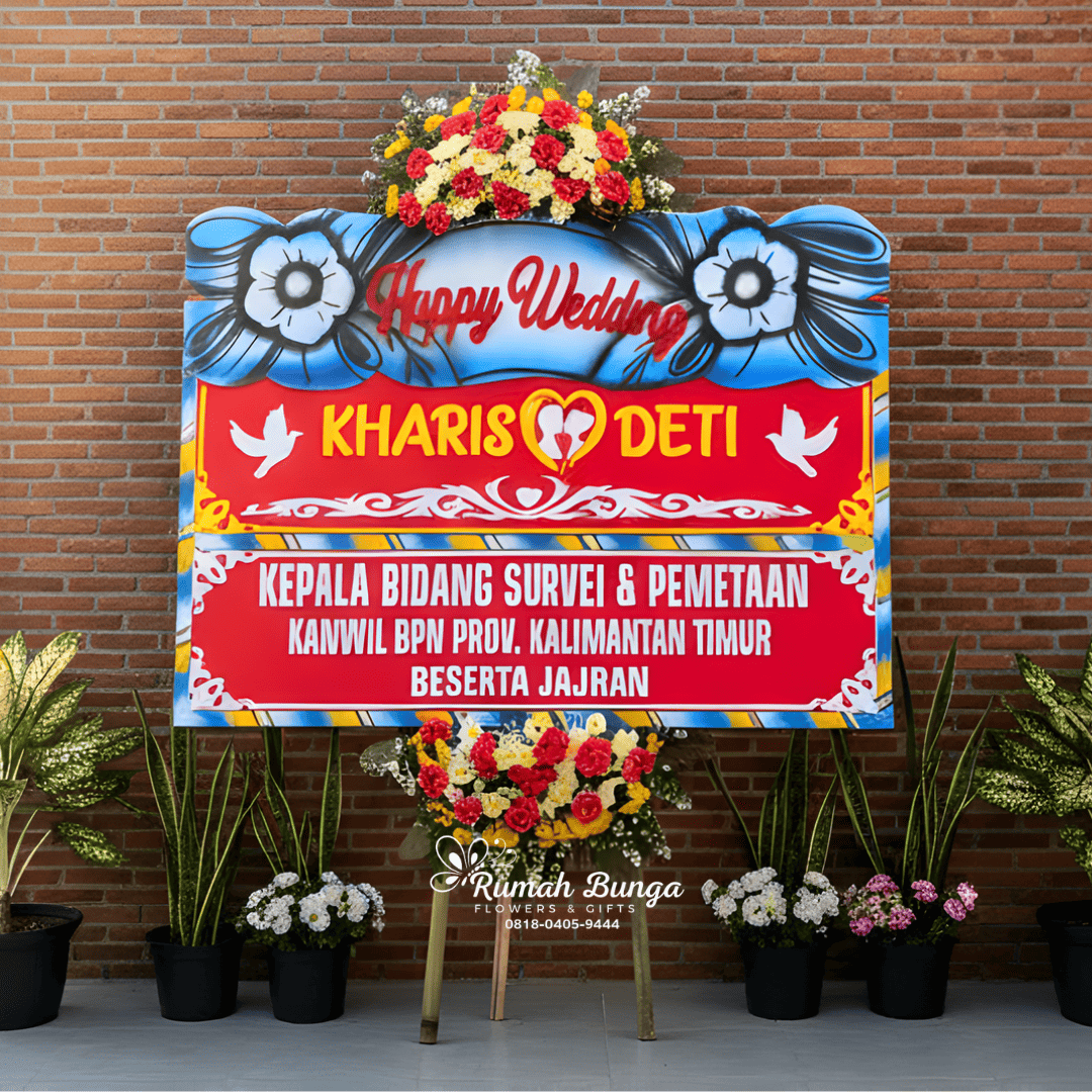 bunga-papan-wedding-magelang
