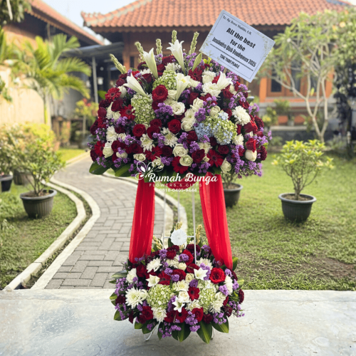 standing flowers jogja 1300k